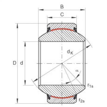 FAG Radial spherical plain bearings - GE280-FW-2RS