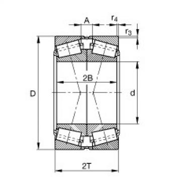 FAG Tapered roller bearings - 30220-A-DF-A220-270