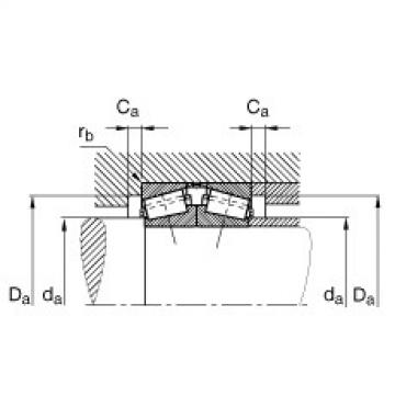 FAG Tapered roller bearings - 30218-A-N11CA