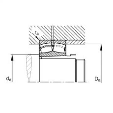 FAG Spherical roller bearings - 21313-E1-XL-K + AH313G