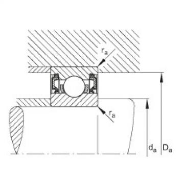 FAG Deep groove ball bearings - 61822-2RZ-Y