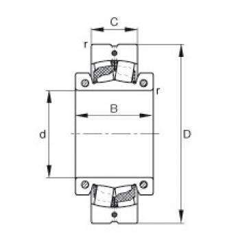 FAG Spherical roller bearings - 222S.403