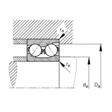 FAG Angular contact ball bearings - 3222-M