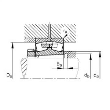 FAG Spherical roller bearings - 23076-BEA-XL-K-MB1 + H3076-HG