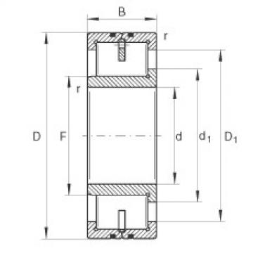 FAG Cylindrical roller bearings - LSL192320-TB-XL