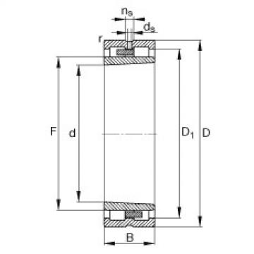 FAG Cylindrical roller bearings - NNU4924-S-K-M-SP