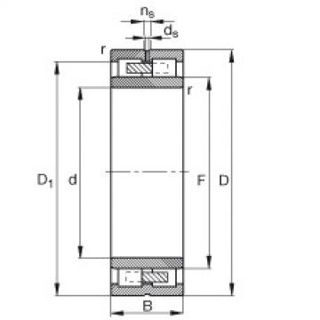 FAG Cylindrical roller bearings - NNU4921-S-M-SP