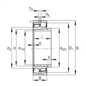 FAG Spherical roller bearings - 24060-BE-XL-K30 + AH24060