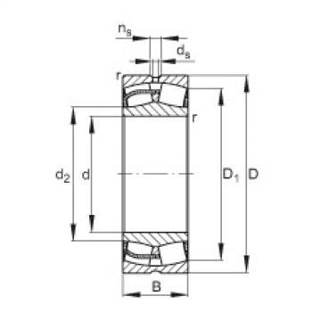 FAG Spherical roller bearings - 23156-BE-XL