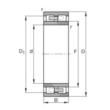 FAG Cylindrical roller bearings - NNU4124-M