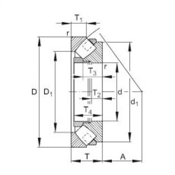 FAG Axial spherical roller bearings - 292/600-E1-MB