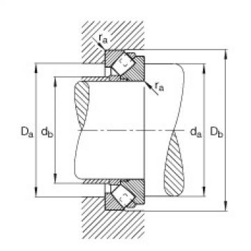 FAG Axial spherical roller bearings - 292/600-E1-MB