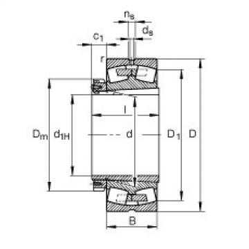 FAG Spherical roller bearings - 230/670-B-K-MB + H30/670-HG