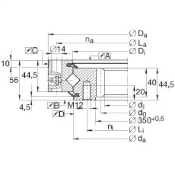 FAG Crossed roller bearings - XSI140414-N