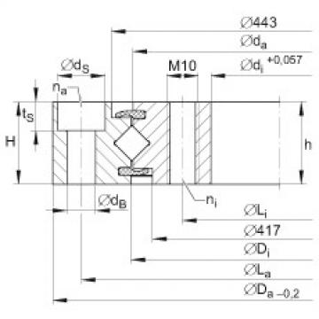 FAG Crossed roller bearings - XU080430