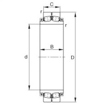 FAG Spherical roller bearings - 239SM530-MA