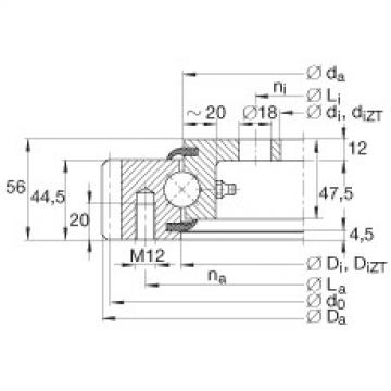 FAG Four point contact bearings - VLA200544-N