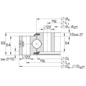 FAG Four point contact bearings - VSU250855