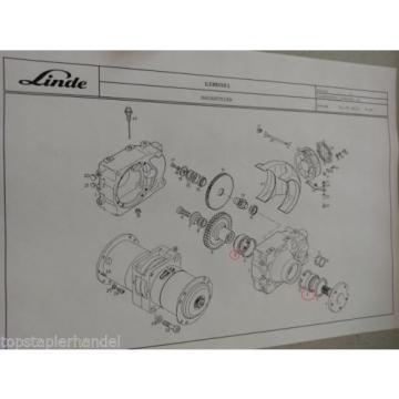 Cuscinetto a rulli cuscinetto Linde no. 9509000875 Tipo H/T/L/E BR 131,144,