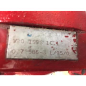 Vickers Eaton V20 1S9S1C11, Hydraulic Vane Pump, 181in³/r Displacement, 198gpm