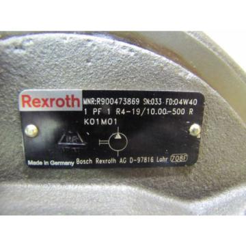 MANNESMANN REXROTH 1PF2G331/026RN07MHL 1PF1R4-19/1000-500R HYDRAULIC pumps