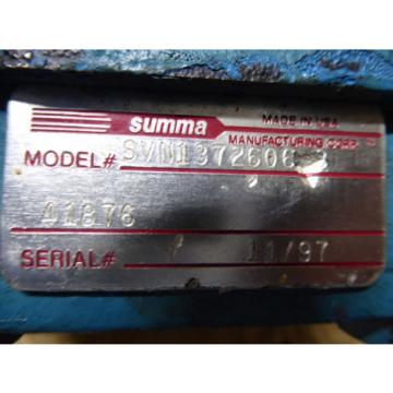 NEW SUMMA VANE PUMP # SVN1372606