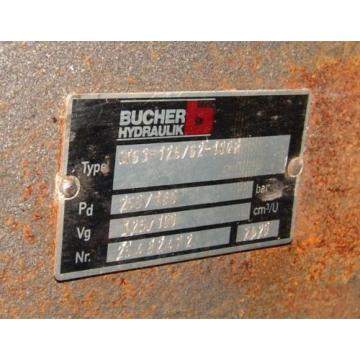 Bucher hydraulic pump double internal gear QT63-125/62-100R