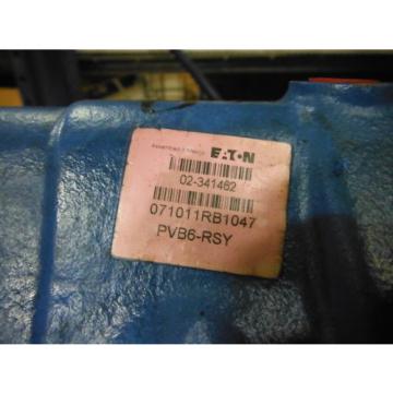 EATON HYDRAULIC PUMP PVB6-RSY ~ USED