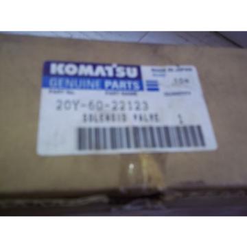 USED   KOMATSU   SOLENOID  VALVE   PART  NUMBER   20Y-60-22123