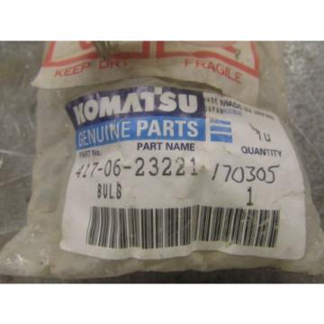 NEW GENUINE KOMATSU LIGHT BULB PART # 417-06-23221