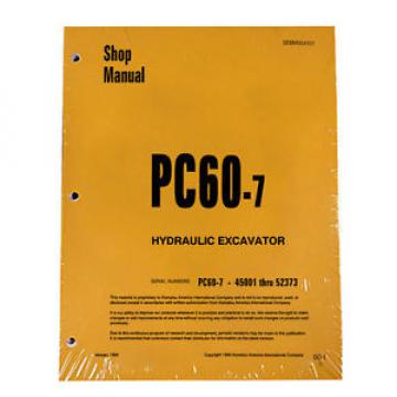 Komatsu Service PC60-7 Excavator Shop Manual #2