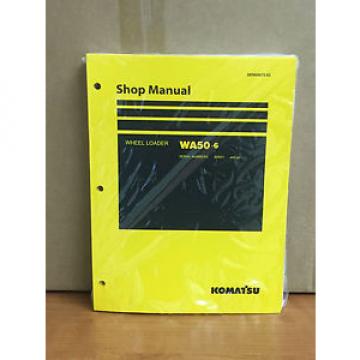 Komatsu WA50-6 Wheel Loader Shop Service Repair Manual