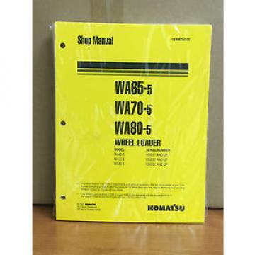 Komatsu WA65-5, WA70-5, WA80-5 Wheel Loader Shop Service Repair Manual