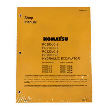 Komatsu Shop PC200-6, 200LC-6, PC210LC-6 Service Manual