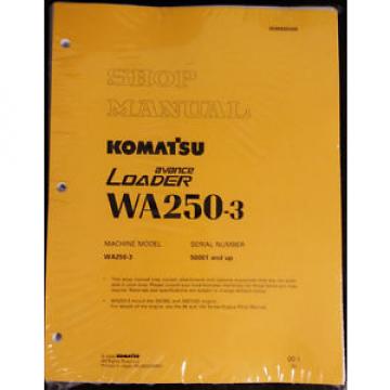 Komatsu WA250-3 Wheel Loader Service Shop Manual #1