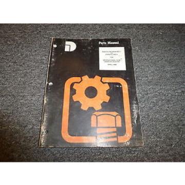 Komatsu Dresser TD8E Crawler Tractor Dozer Parts Catalog Manual Manual Book