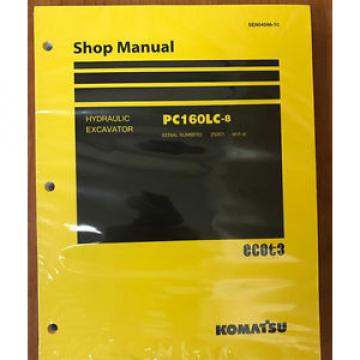 Komatsu Service PC160LC-8 Manual Shop Repair