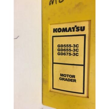 GD555-3C, GD655-3C, GD675-3C Motor Grader Komatsu