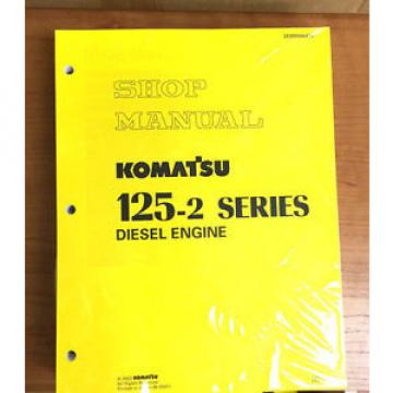 Komatsu 125-2 Series Diesel Engine Service Workshop Printed Manual