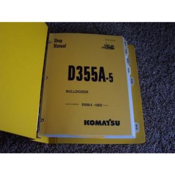 Komatsu D355A-5 12622- Bulldozer Factory Original Service Shop Manual