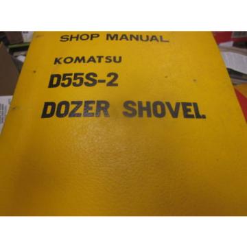 Komatsu D55S-2 Dozer Shovel Repair Shop Manual