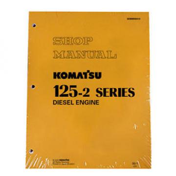 Komatsu 125-2 Series Diesel Engine Service Workshop Printed Manual