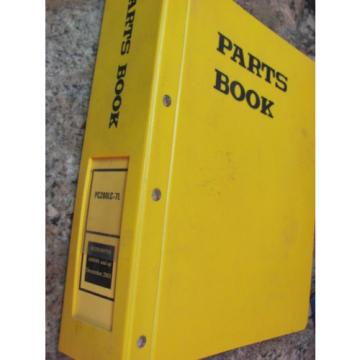 KOMATSU GALEO HYDRAULIC EXCAVATOR PARTS BOOK PC200LC-7L A86001 BEPB009700