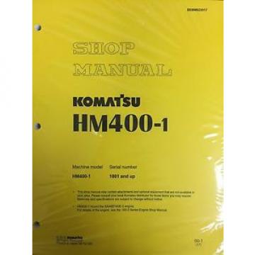 Komatsu HM400-1 Shop Service Manual Articulated Dump Truck