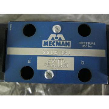 MECMAN REXROTH 615-085-106-1 Directional Hydraulic Control Valve 24vdc Coils