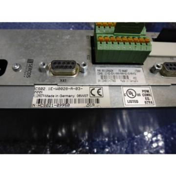 Bosch Rexroth Indramat HCS021E-W0028 mit Speicherkarte