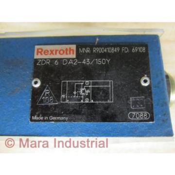 Rexroth Bosch R900410849 Valve ZDR 6 DA2-43/150Y - origin No Box