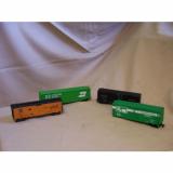 LOT 4 HO SCALE BOX CARS SANTE FE SFRD LINDE 8396 LAPX 358 BN 100024 D&amp;RGW 39497