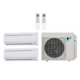 24,000 Btu 177 Seer Daikin Multi Zone Mini Split Heat Pump System - 12K-12K