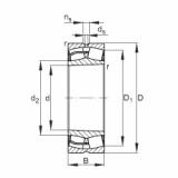 FAG Spherical roller bearings - 23056-BE-XL-K